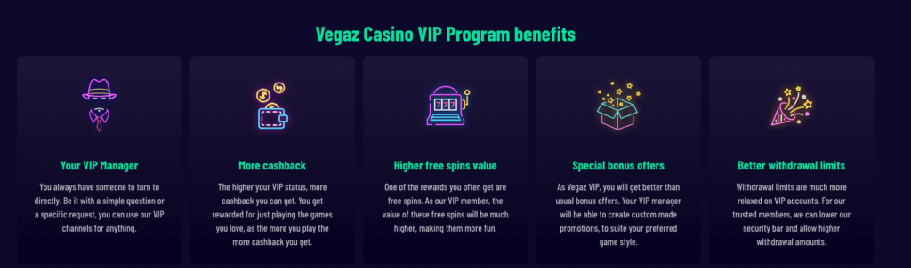 There's nothing to grumble about when it comes to Vegaz Casino's numerous promos and incentives.