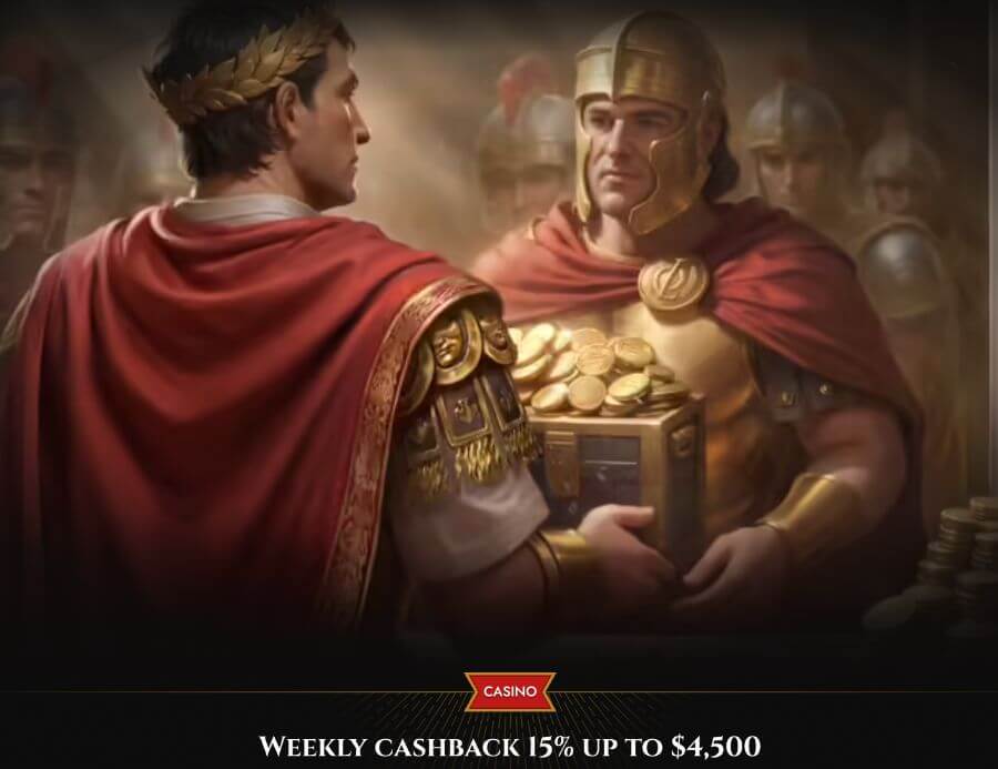Moreover, those in the top 3 VIP tiers enjoy a weekly 15% cashback on losses from casino games, stretching up to a generous $4,500.